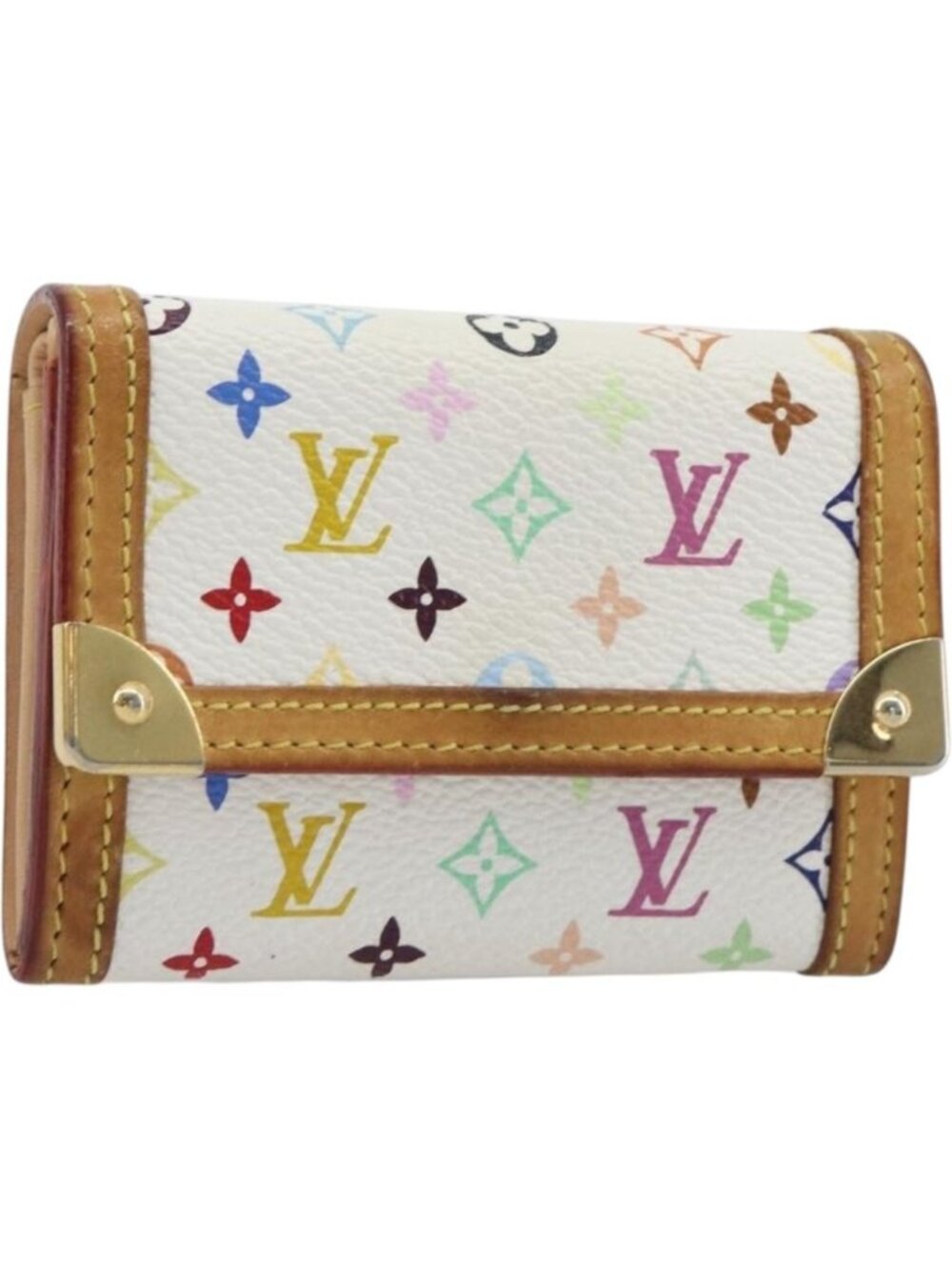 LOUIS VUITTON Multicolor Porte Monnaie Pla Coin Purse M92657
